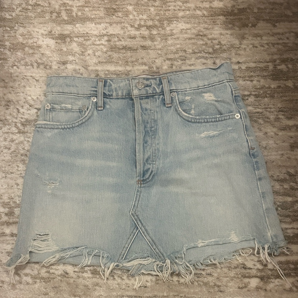 Agolde mini skirt
